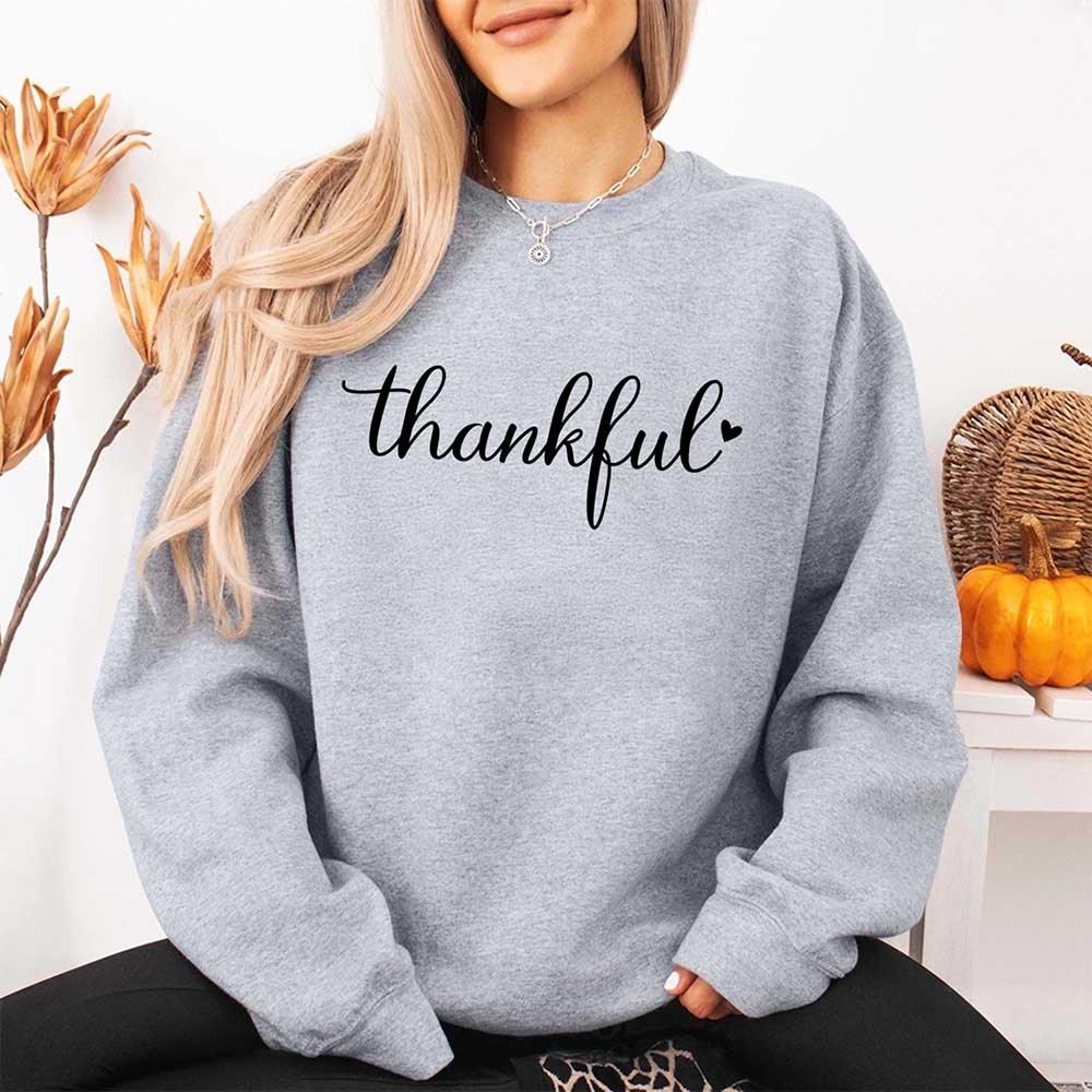 Thankful Sweatshirt for Women