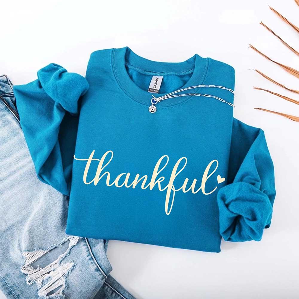 Thankful Sweatshirt for Women