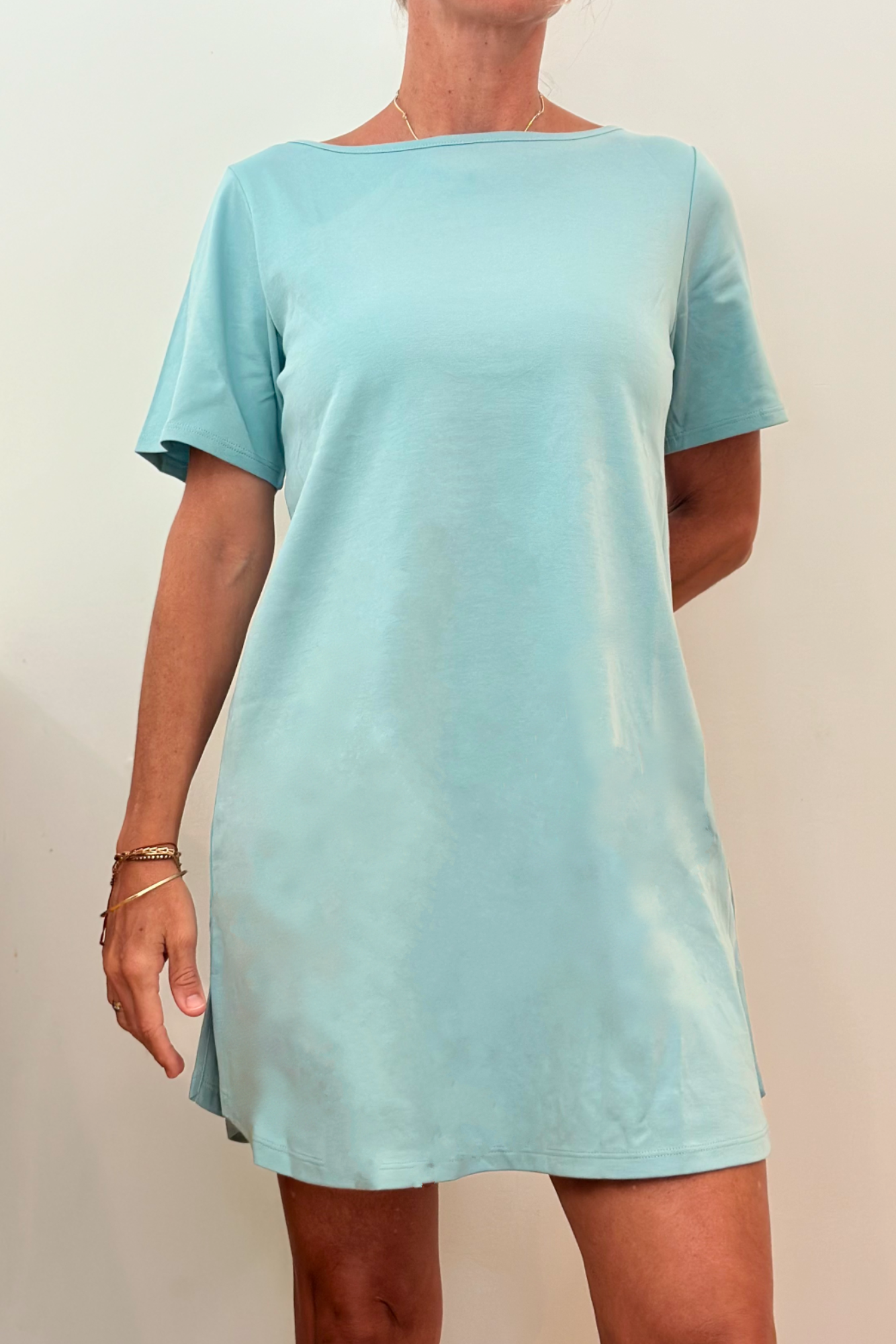 WOMEN'S PIMA COTTON T-SHIRT SLEEP DRESS
