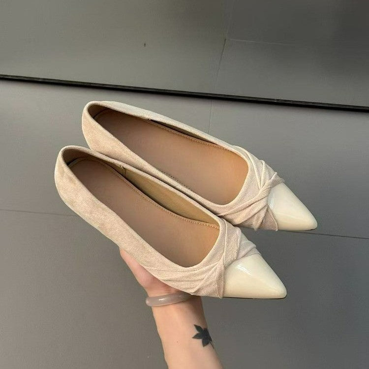 Pointed Toe Shallow Flats