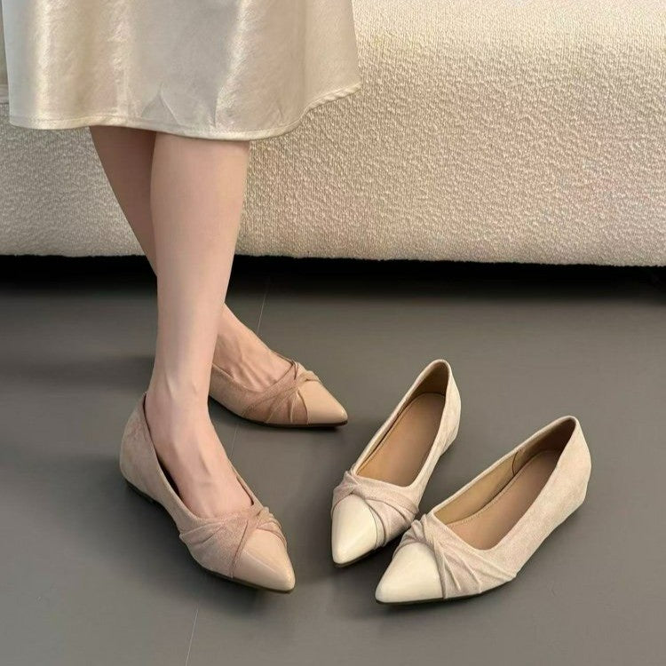 Pointed Toe Shallow Flats
