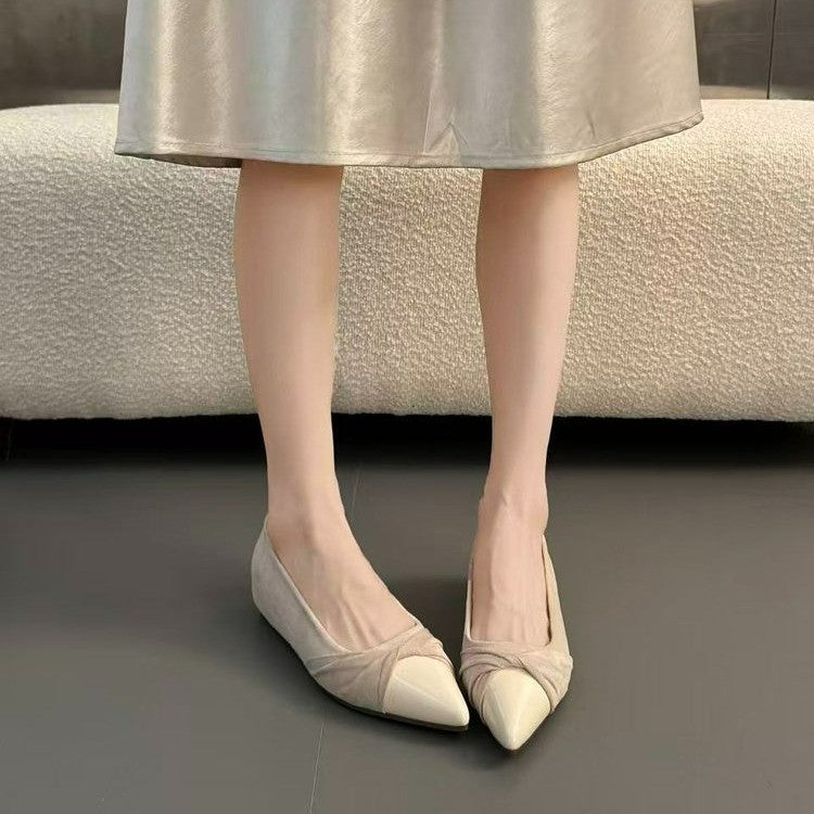 Pointed Toe Shallow Flats