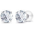1.50 CTW Lab-Grown Diamond Stud Earrings in 14K White or Yellow Gold