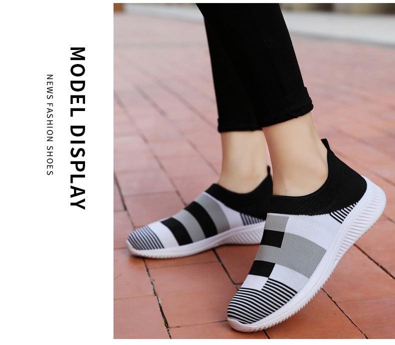 Elegant  Mix Color Casual Walking Shoes