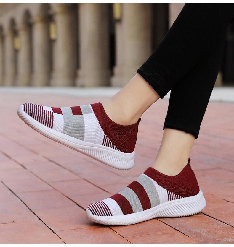 Elegant  Mix Color Casual Walking Shoes