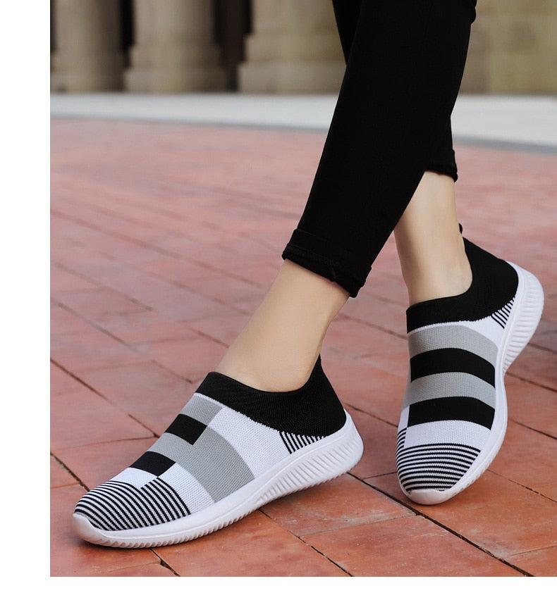 Elegant  Mix Color Casual Walking Shoes
