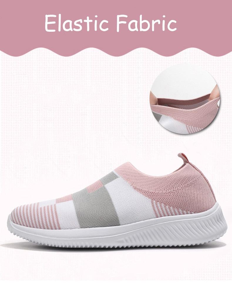 Elegant  Mix Color Casual Walking Shoes