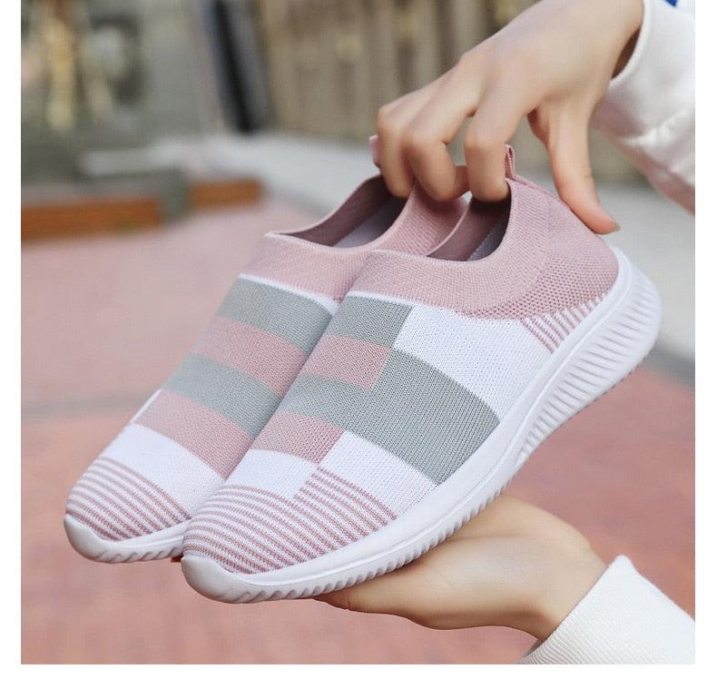 Elegant  Mix Color Casual Walking Shoes