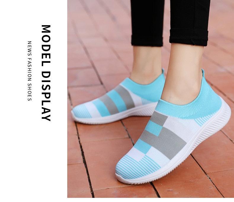 Elegant  Mix Color Casual Walking Shoes