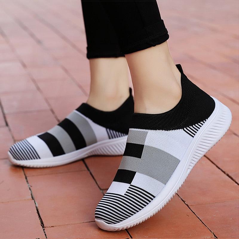 Elegant  Mix Color Casual Walking Shoes