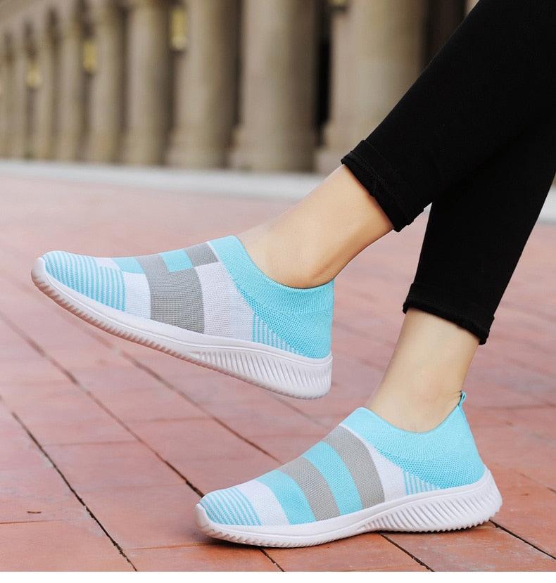 Elegant  Mix Color Casual Walking Shoes
