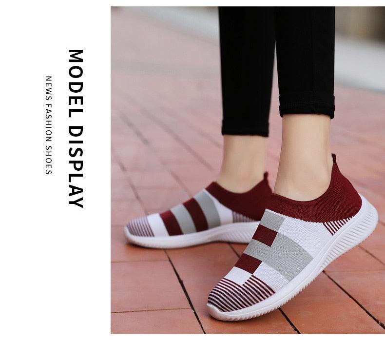 Elegant  Mix Color Casual Walking Shoes