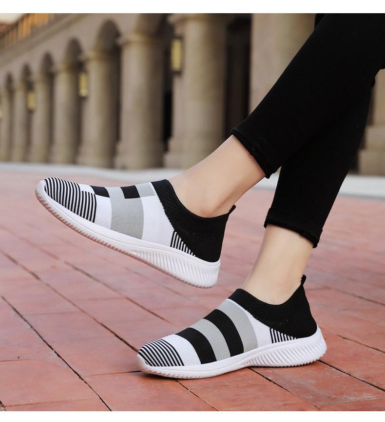 Elegant  Mix Color Casual Walking Shoes