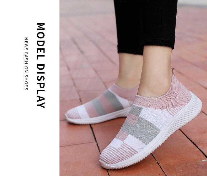 Elegant  Mix Color Casual Walking Shoes