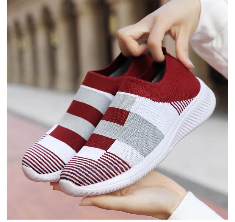 Elegant  Mix Color Casual Walking Shoes