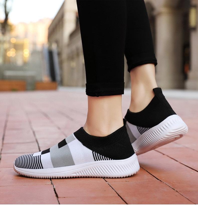 Elegant  Mix Color Casual Walking Shoes