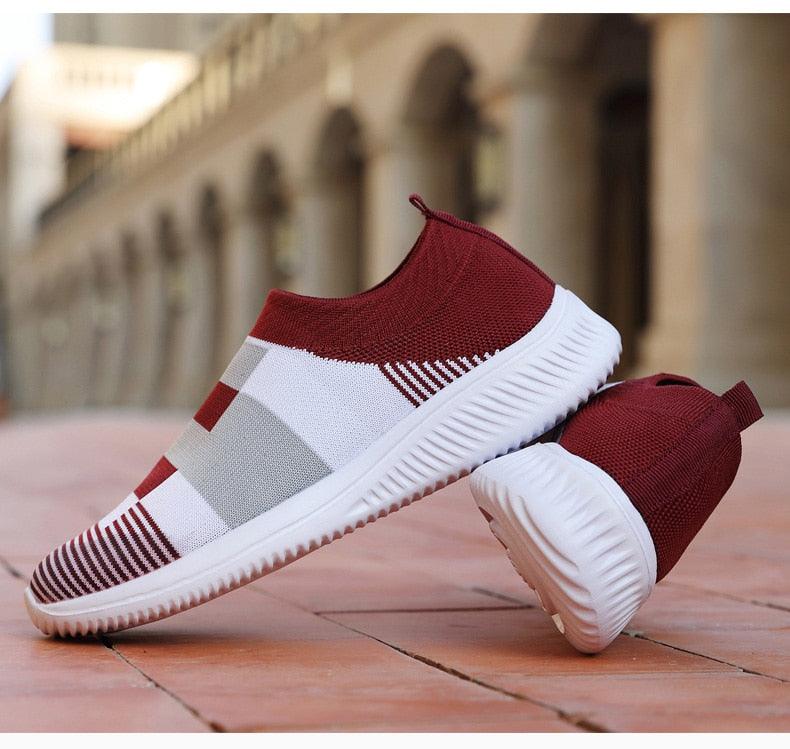 Elegant  Mix Color Casual Walking Shoes