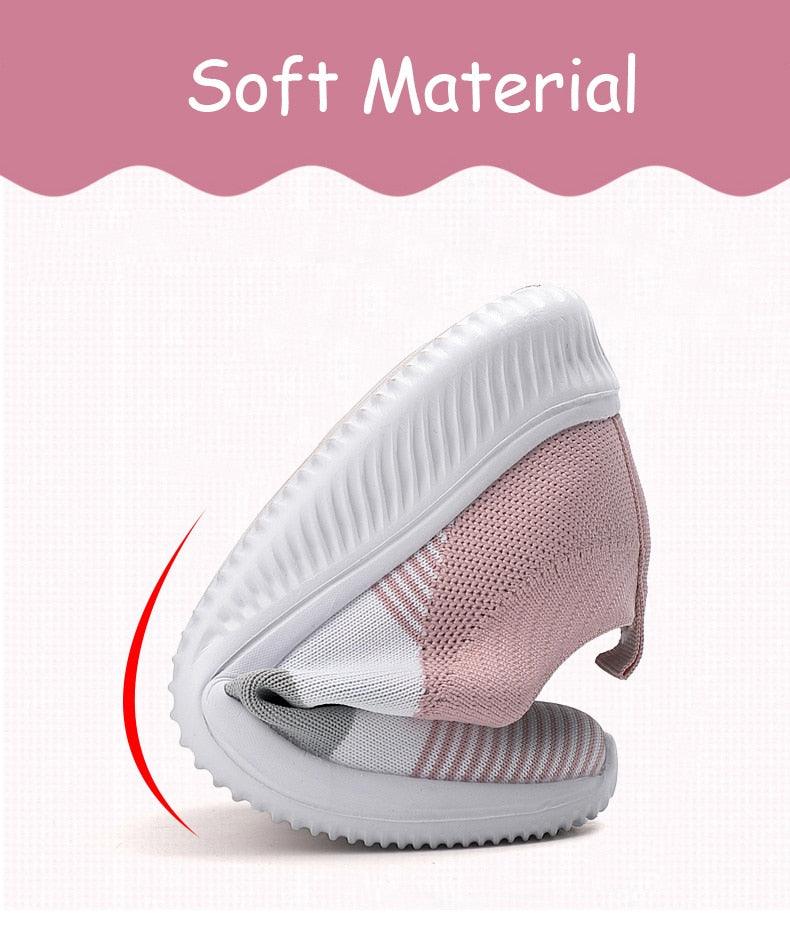 Elegant  Mix Color Casual Walking Shoes
