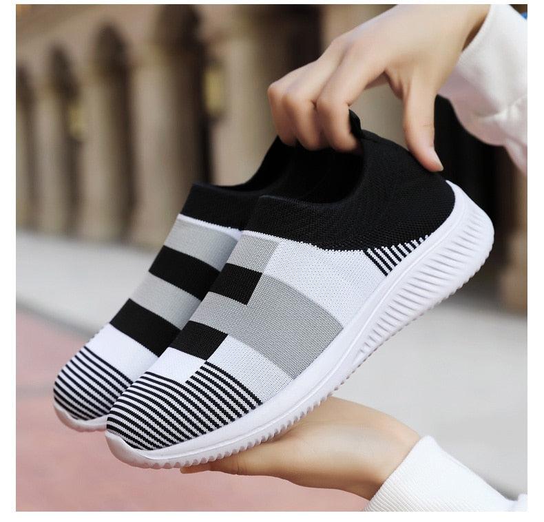 Elegant  Mix Color Casual Walking Shoes