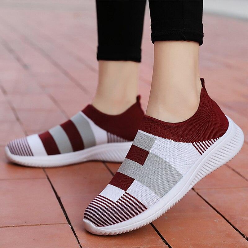 Elegant  Mix Color Casual Walking Shoes