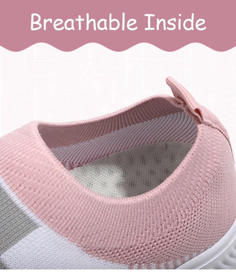 Elegant  Mix Color Casual Walking Shoes