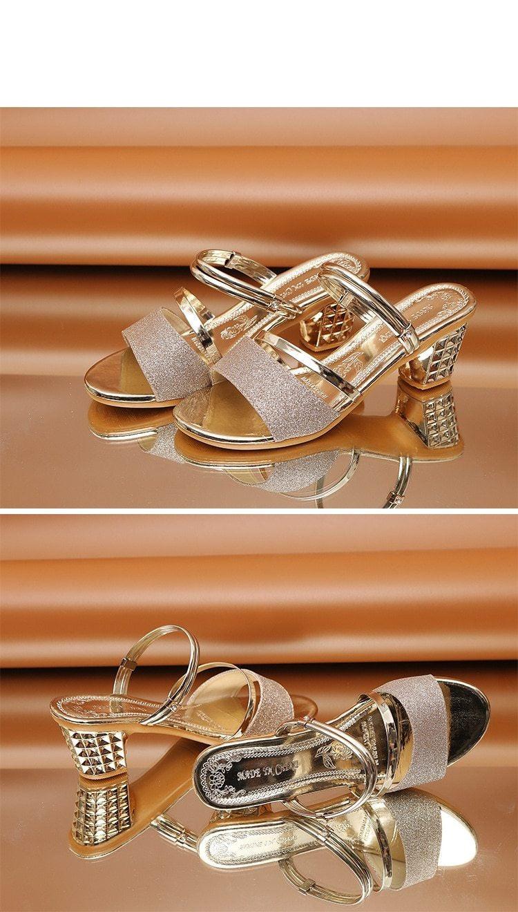 Open Toe High Heels  Party Luxury Sandals