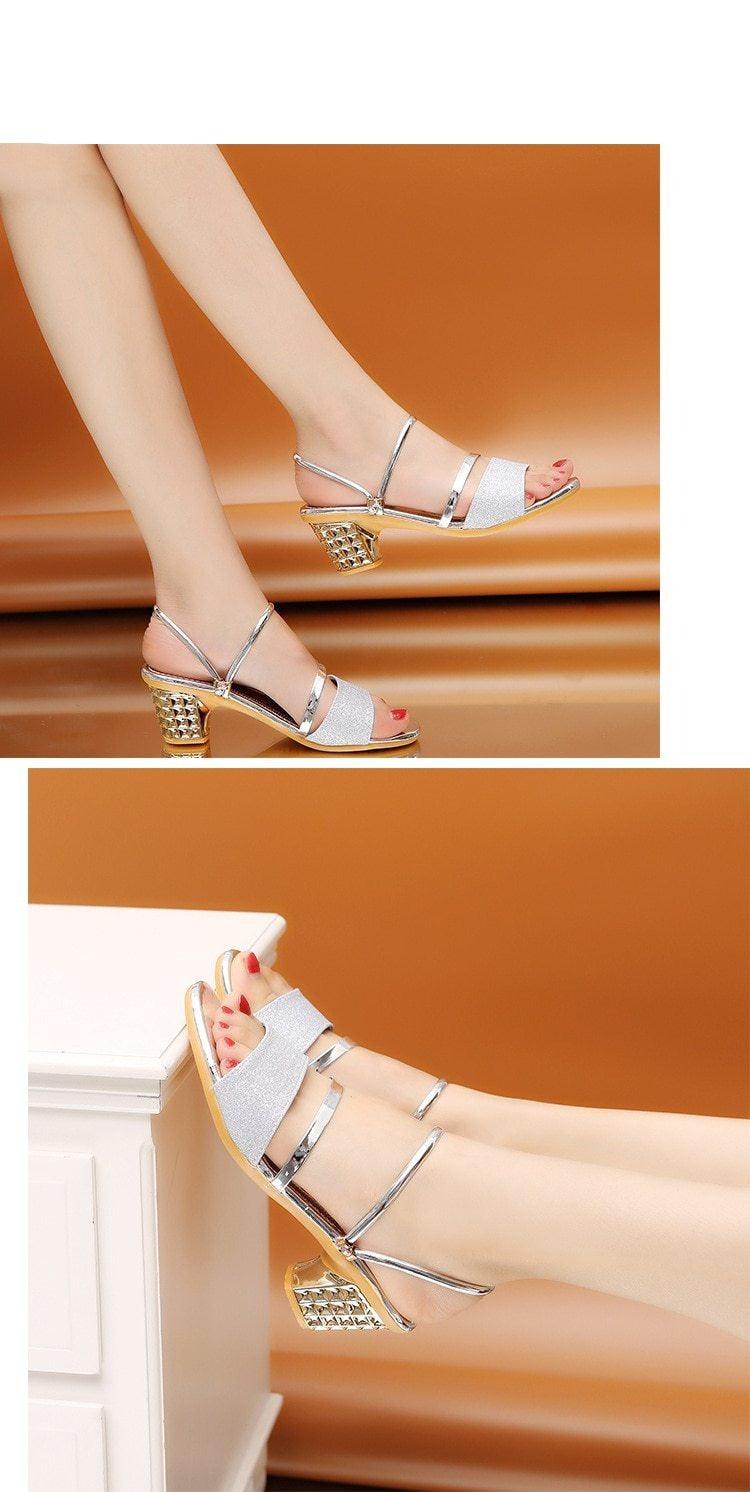 Open Toe High Heels  Party Luxury Sandals