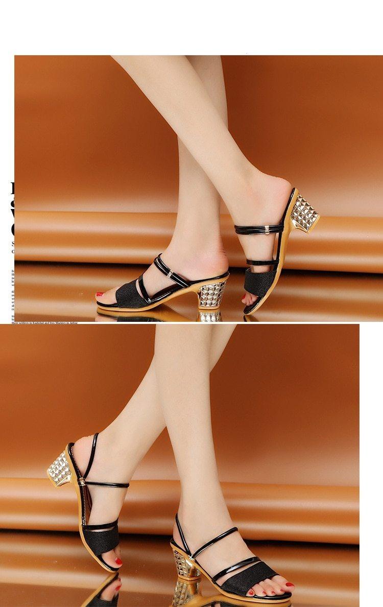 Open Toe High Heels  Party Luxury Sandals