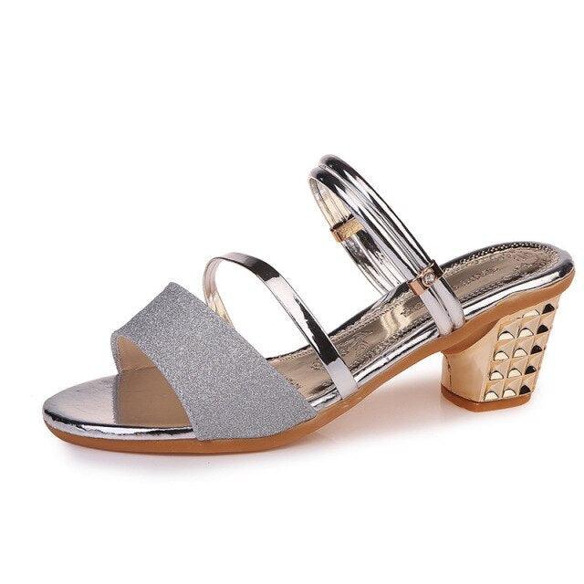 Open Toe High Heels  Party Luxury Sandals