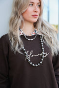 "Howdy" Embroidered Western Sweatshirt