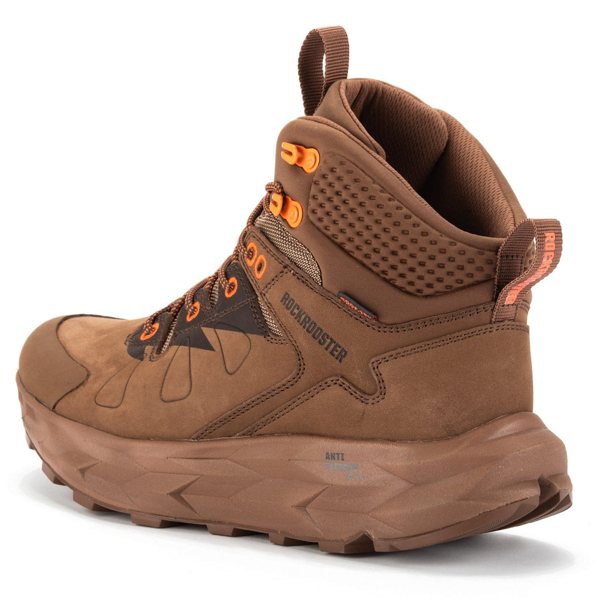 ROCKROOSTER Farmington Brown 6 Inch Waterproof Hiking Boots
