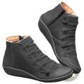 Snake Print Wedge Ankle Boots