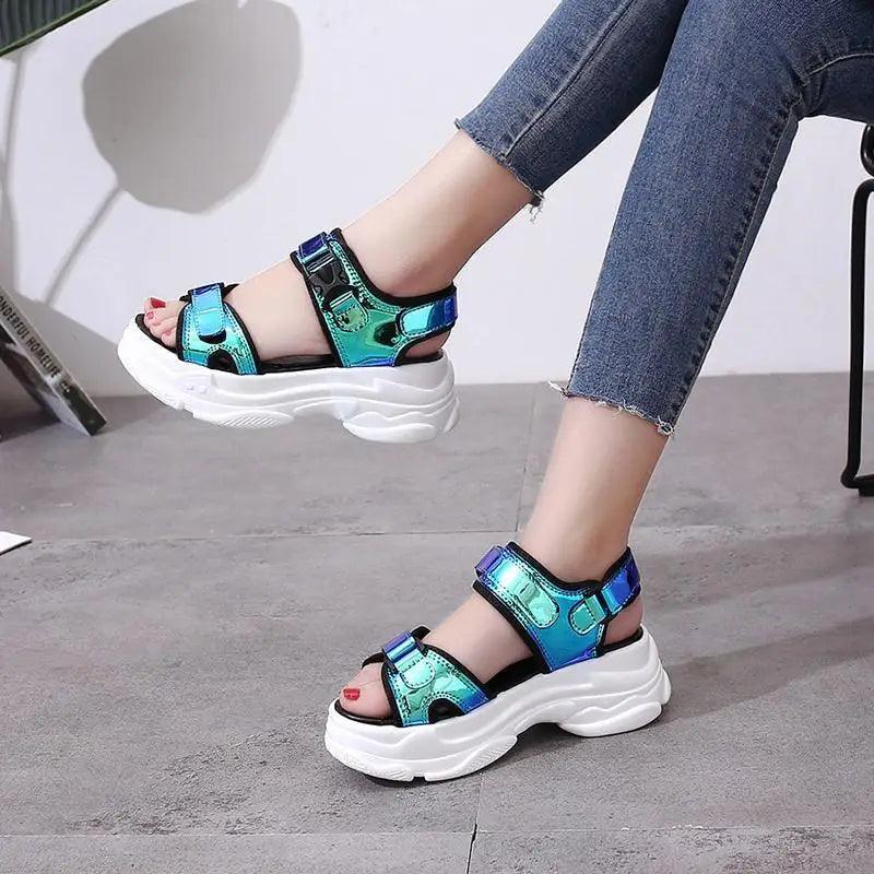 Colorful Cool Sandals for the Beach