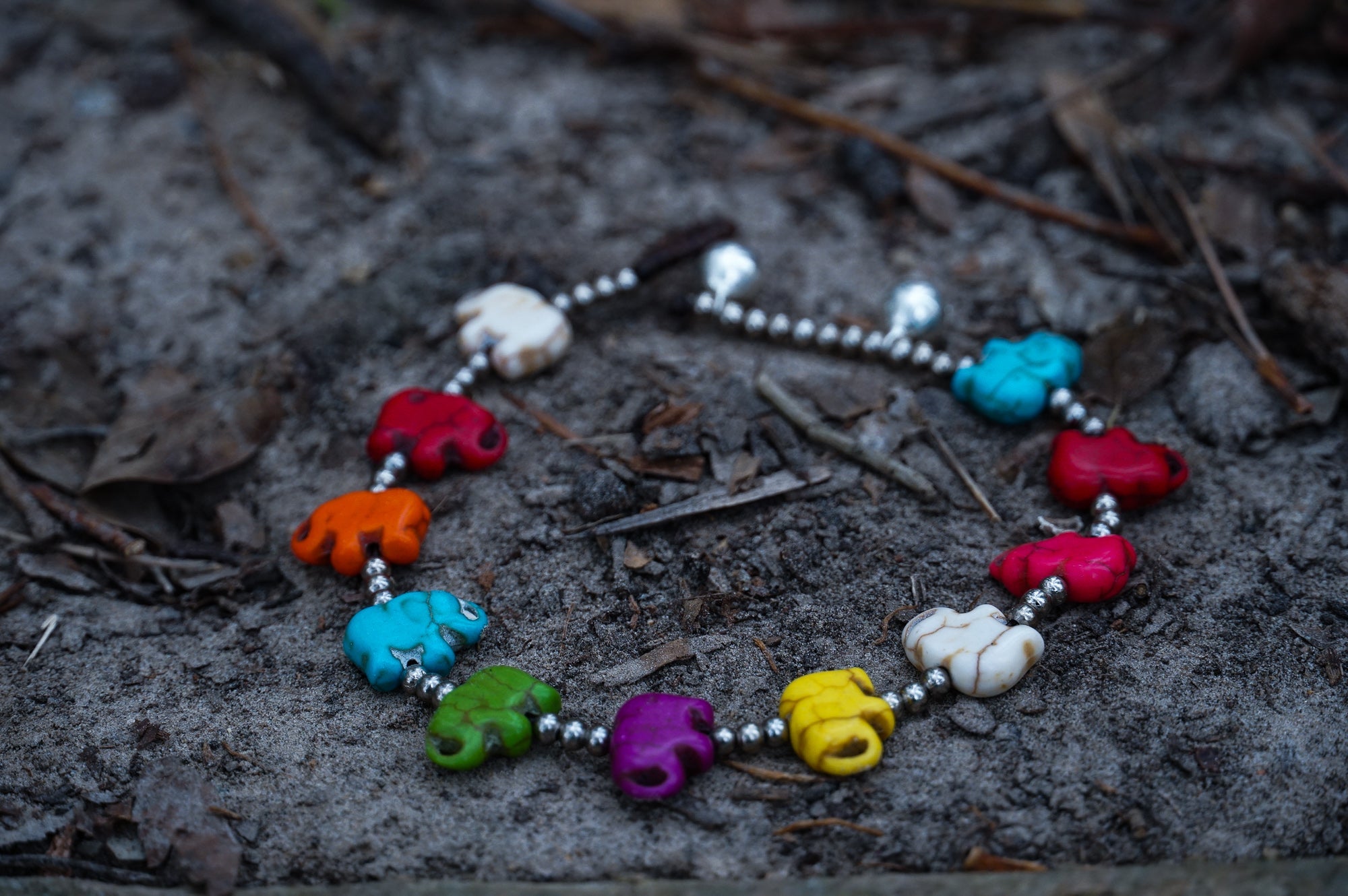 Stylish Boho Silver Elephant Anklet For Women And Girls