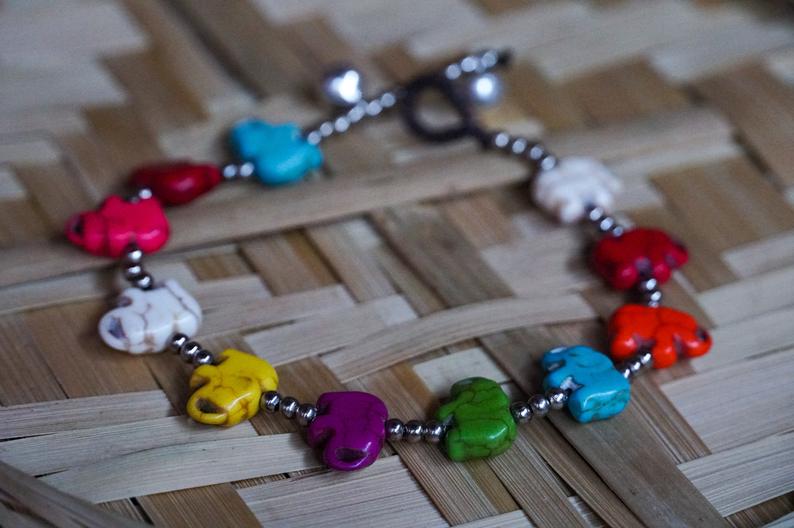 Stylish Boho Silver Elephant Anklet For Women And Girls
