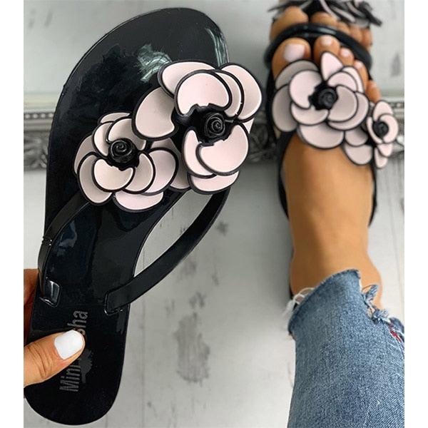 Flower Flip Flops for The Beach