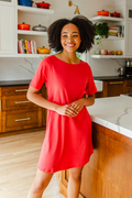 WOMEN'S PIMA COTTON T-SHIRT SLEEP DRESS