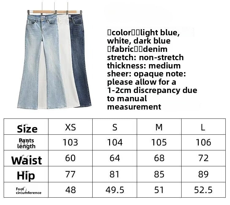 High Waist Slim Fit Bootcut Jeans