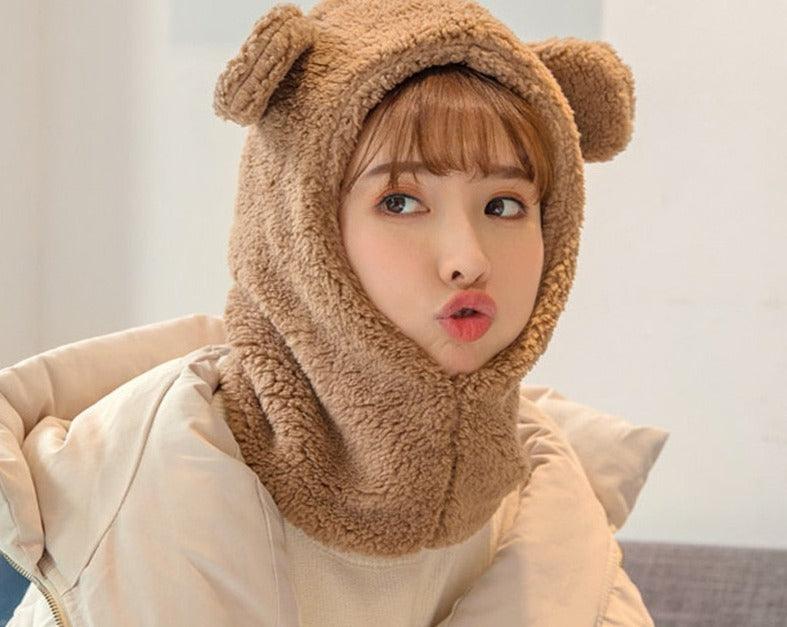 Warm Hat Windproof Neck Scarf Cap