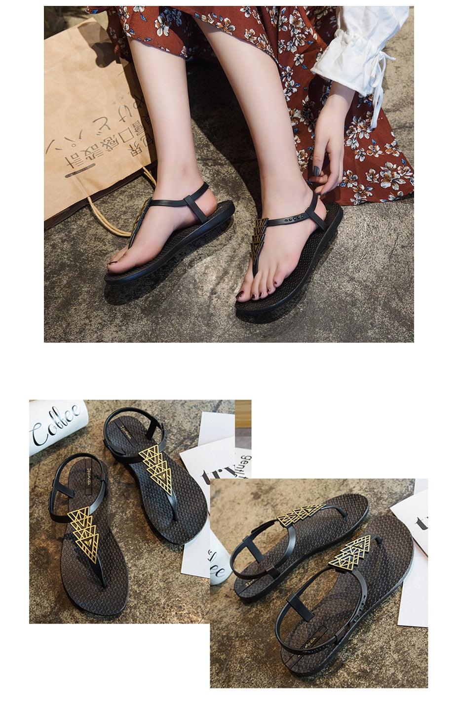 Beach Flat T-Stra  Slipper