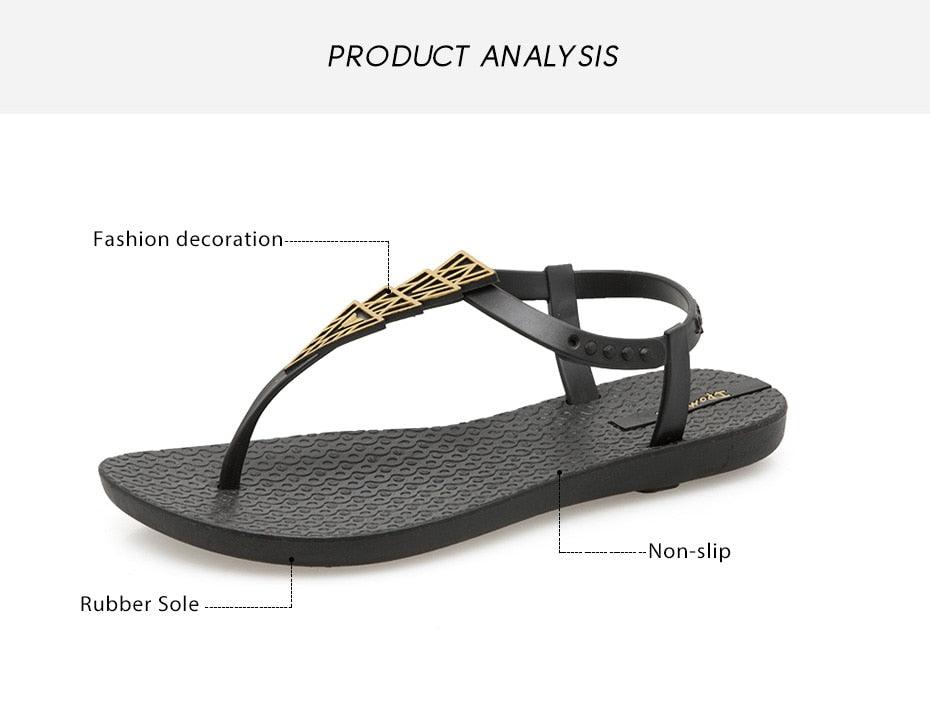 Beach Flat T-Stra  Slipper