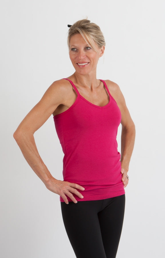 Bamboo/Cotton Camisole with Shelf Bra